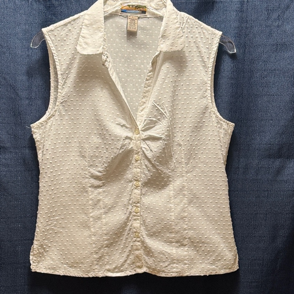 SUNSET COVE Women's Sleeveless White Top